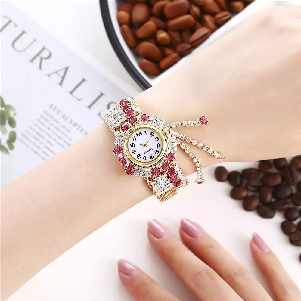 2020 Top Brand Luxury Rhinestone Bracelet Watch