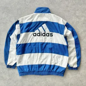 Adidas Equipment 1990s lightweight embroidered track jacket (L)