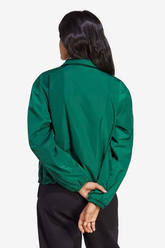 adidas Originals jacket Coach Jacket women's green color