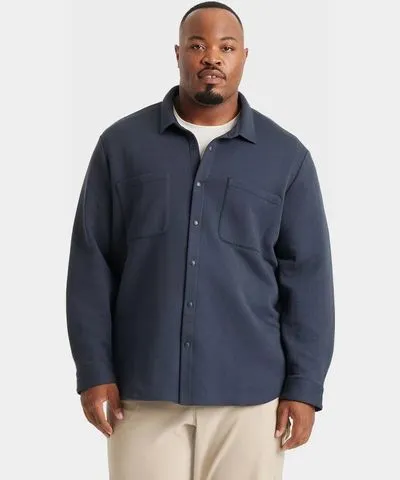 All In Motion Men's Big Shirt Jacket - All In Motion™ Blue 3XL