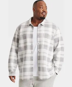 All In Motion Men's Big Shirt Jacket - All In Motion™ Gray 2XL