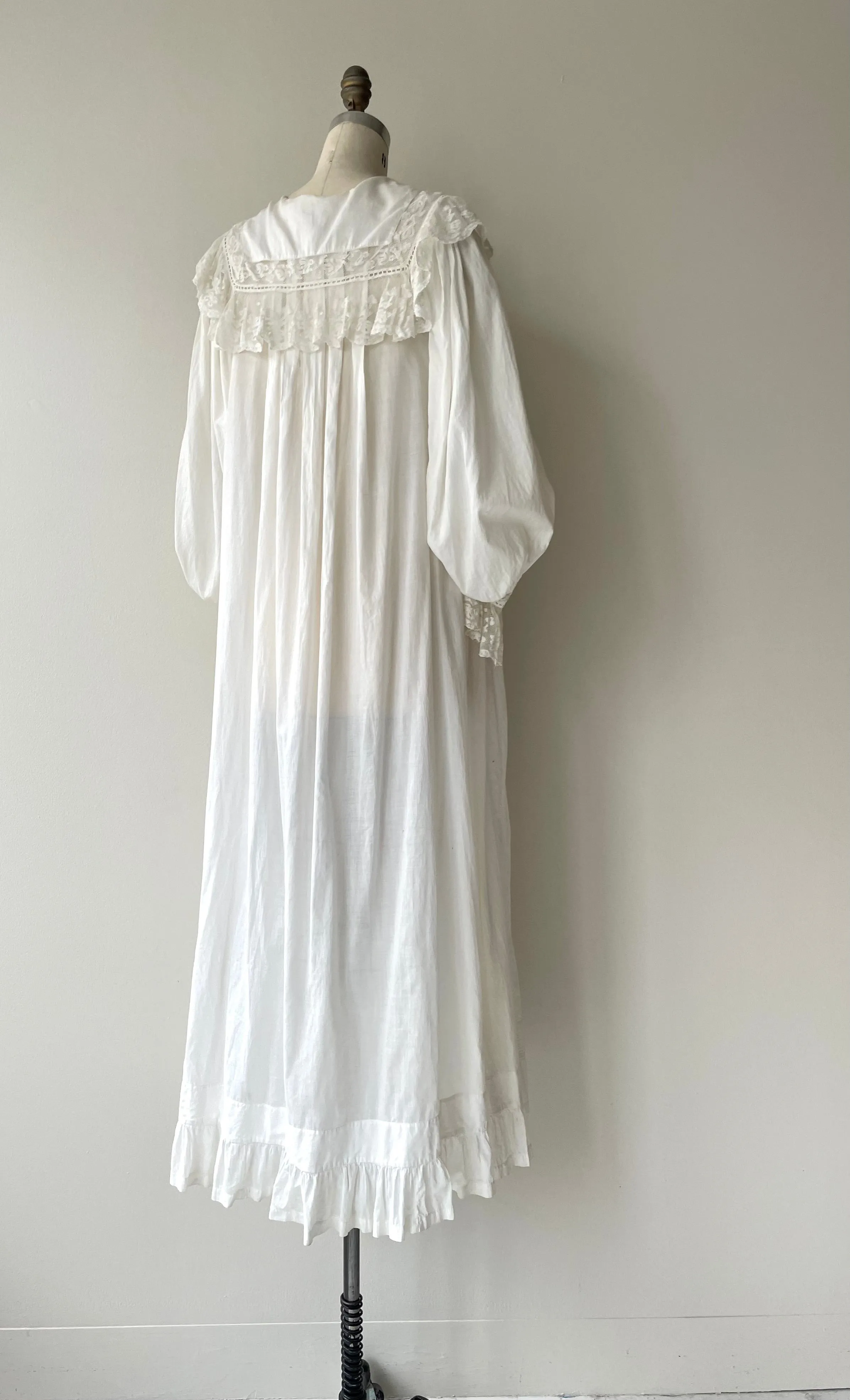 Antique Victorian Trousseau Nightgown | 1900s