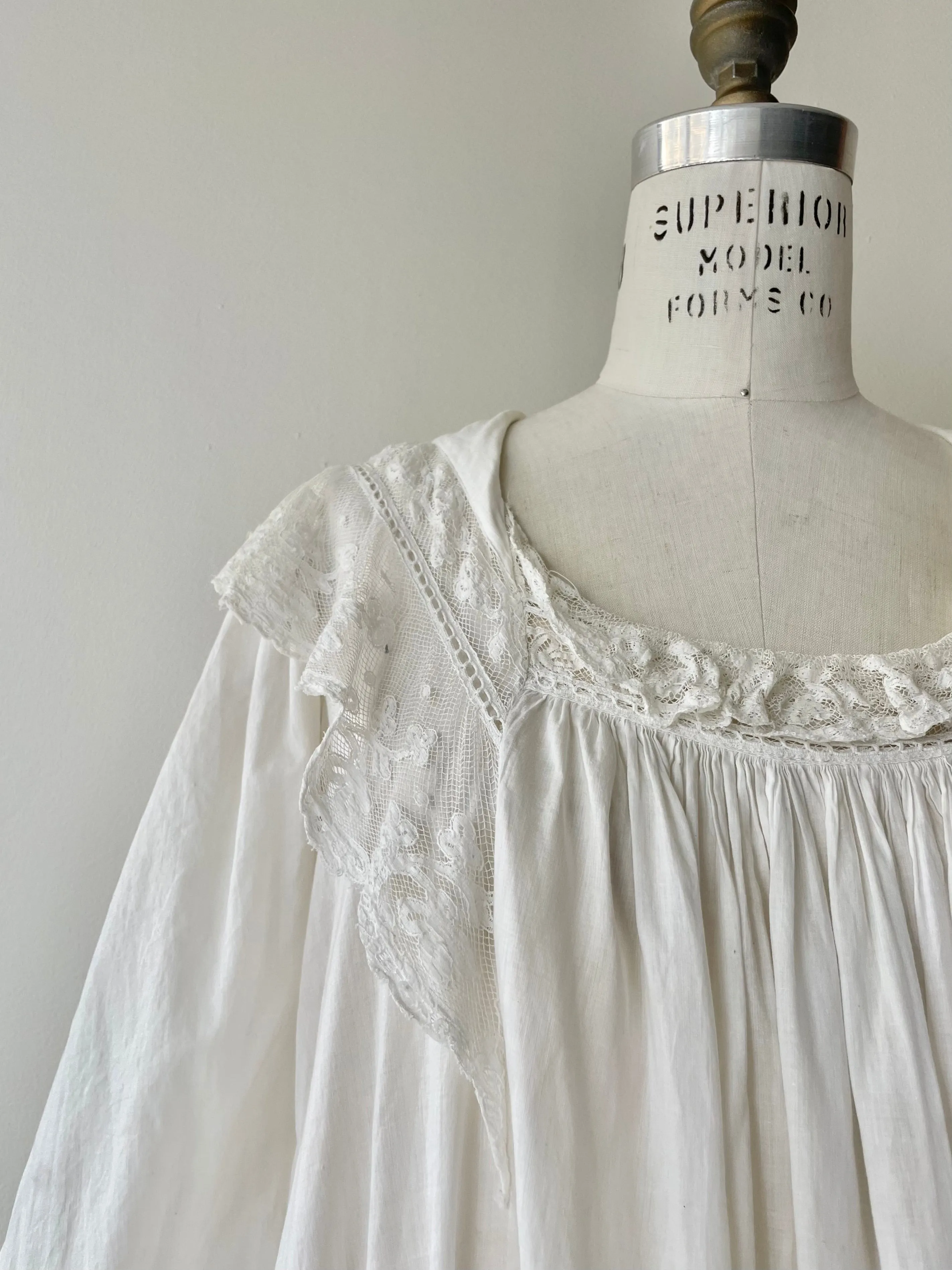 Antique Victorian Trousseau Nightgown | 1900s