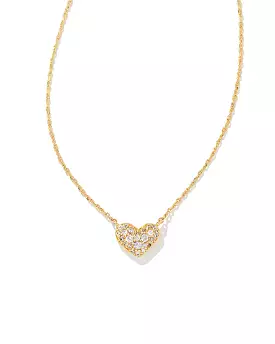 Ari Pavé Crystal Heart Necklace