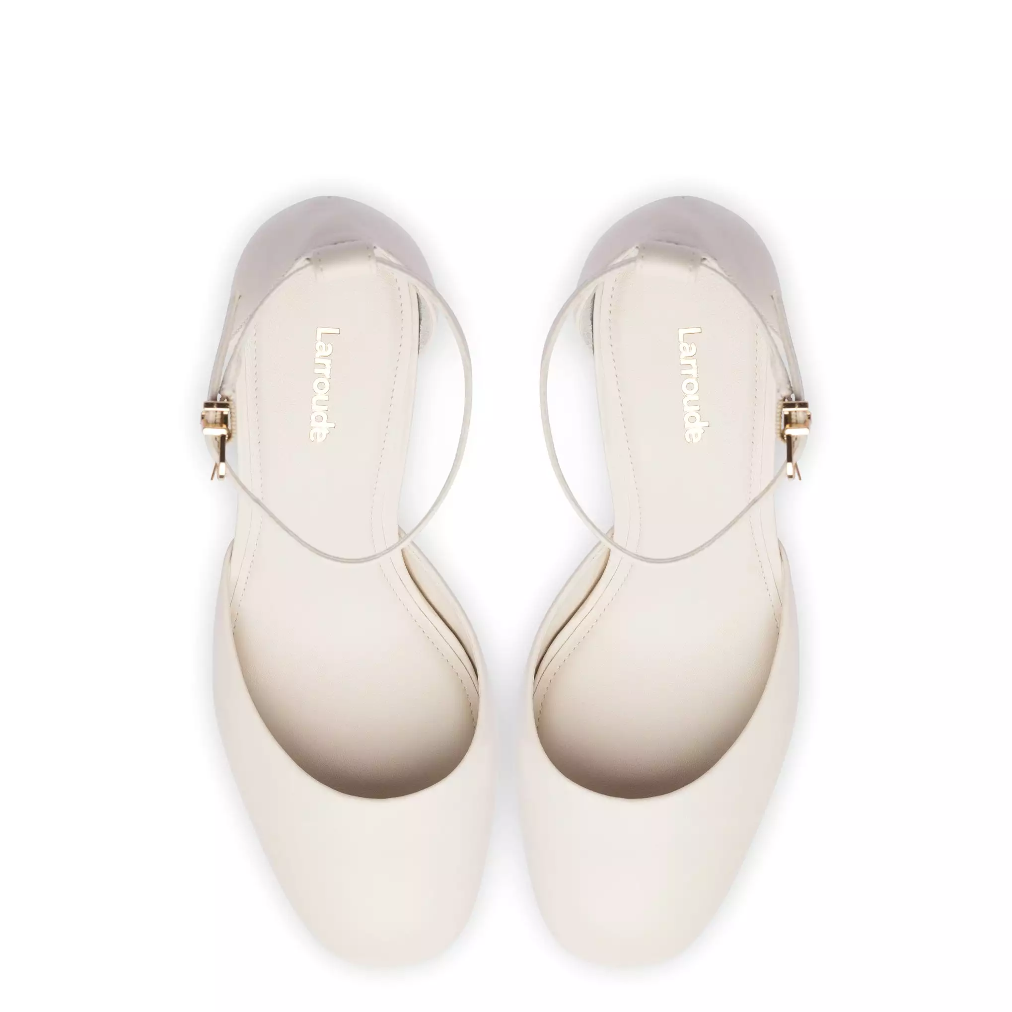 Ari Pump In Ivory Leather