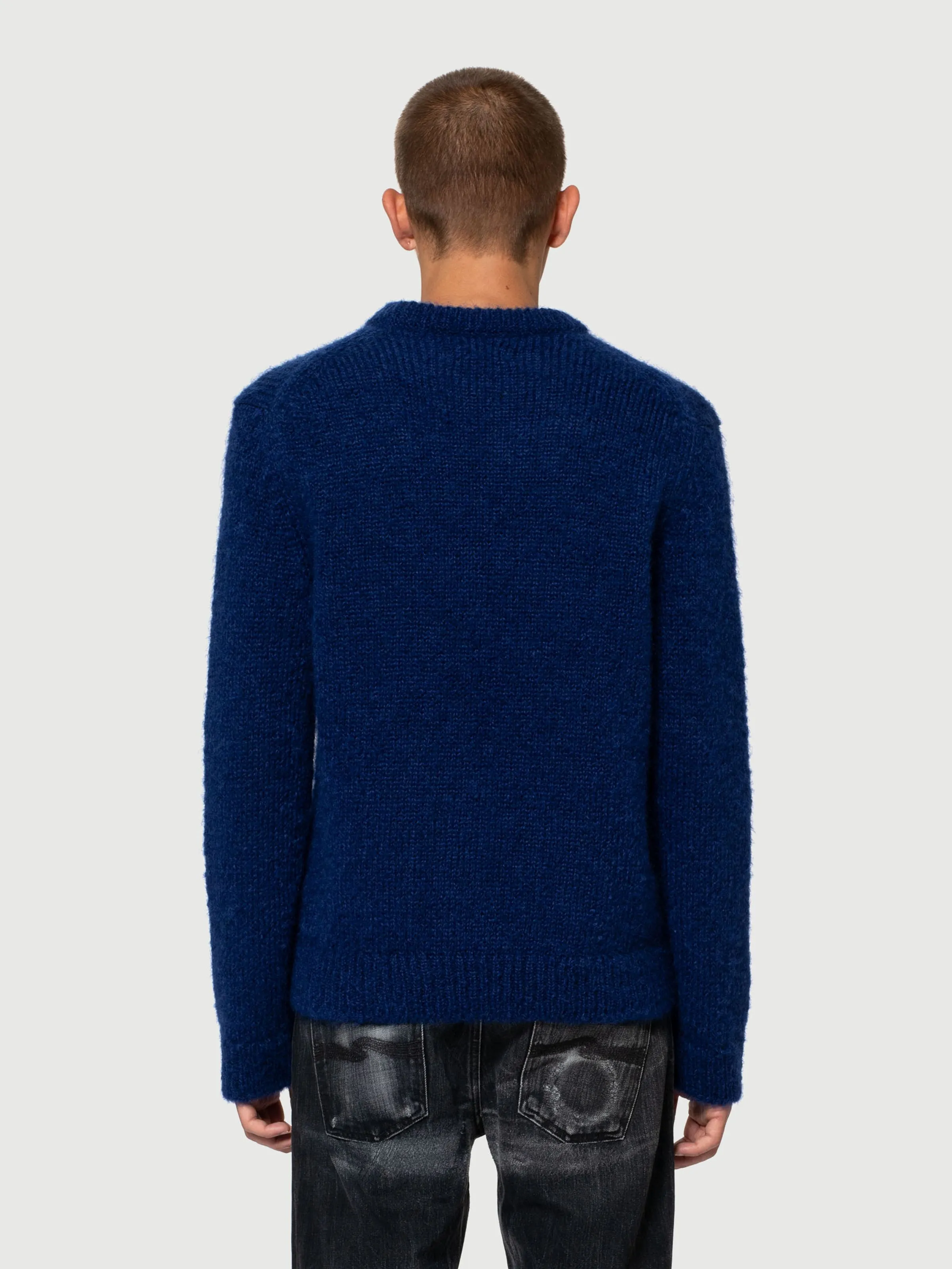 August Sweater Mohair Blue