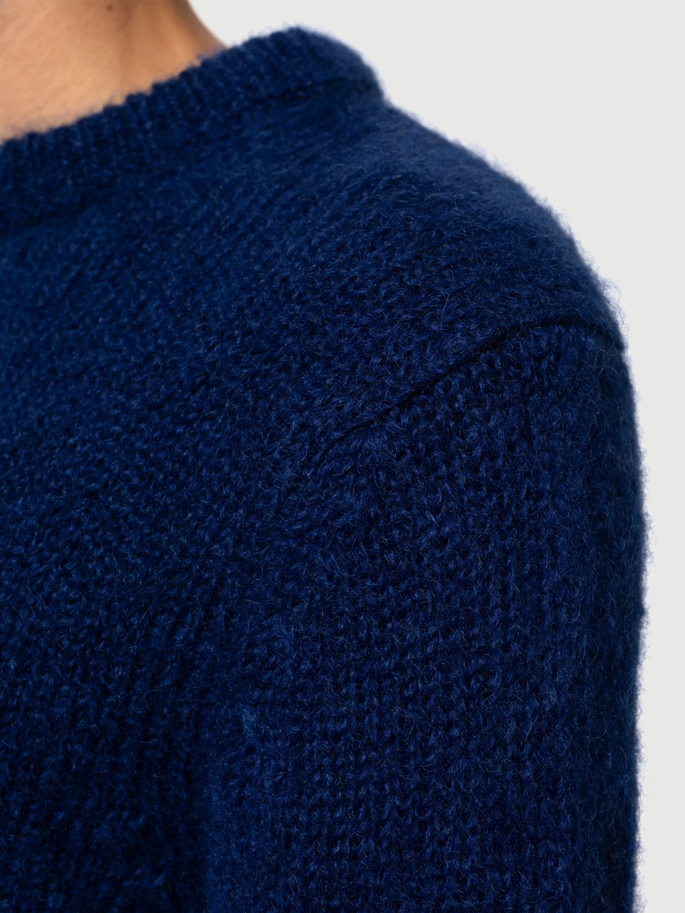 August Sweater Mohair Blue