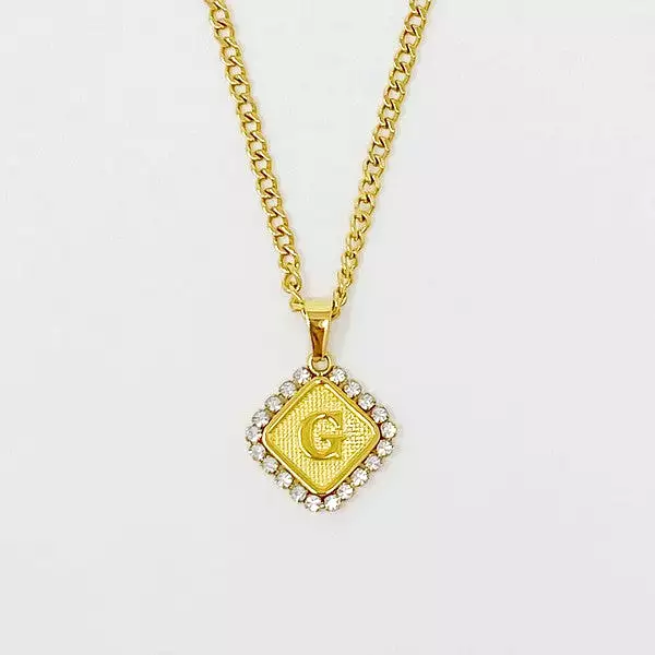 Aztec Delight Initial Necklace