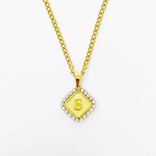 Aztec Delight Initial Necklace