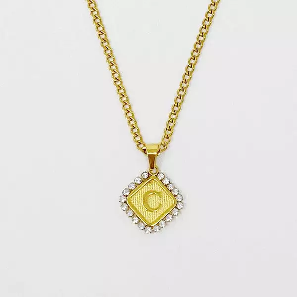 Aztec Delight Initial Necklace