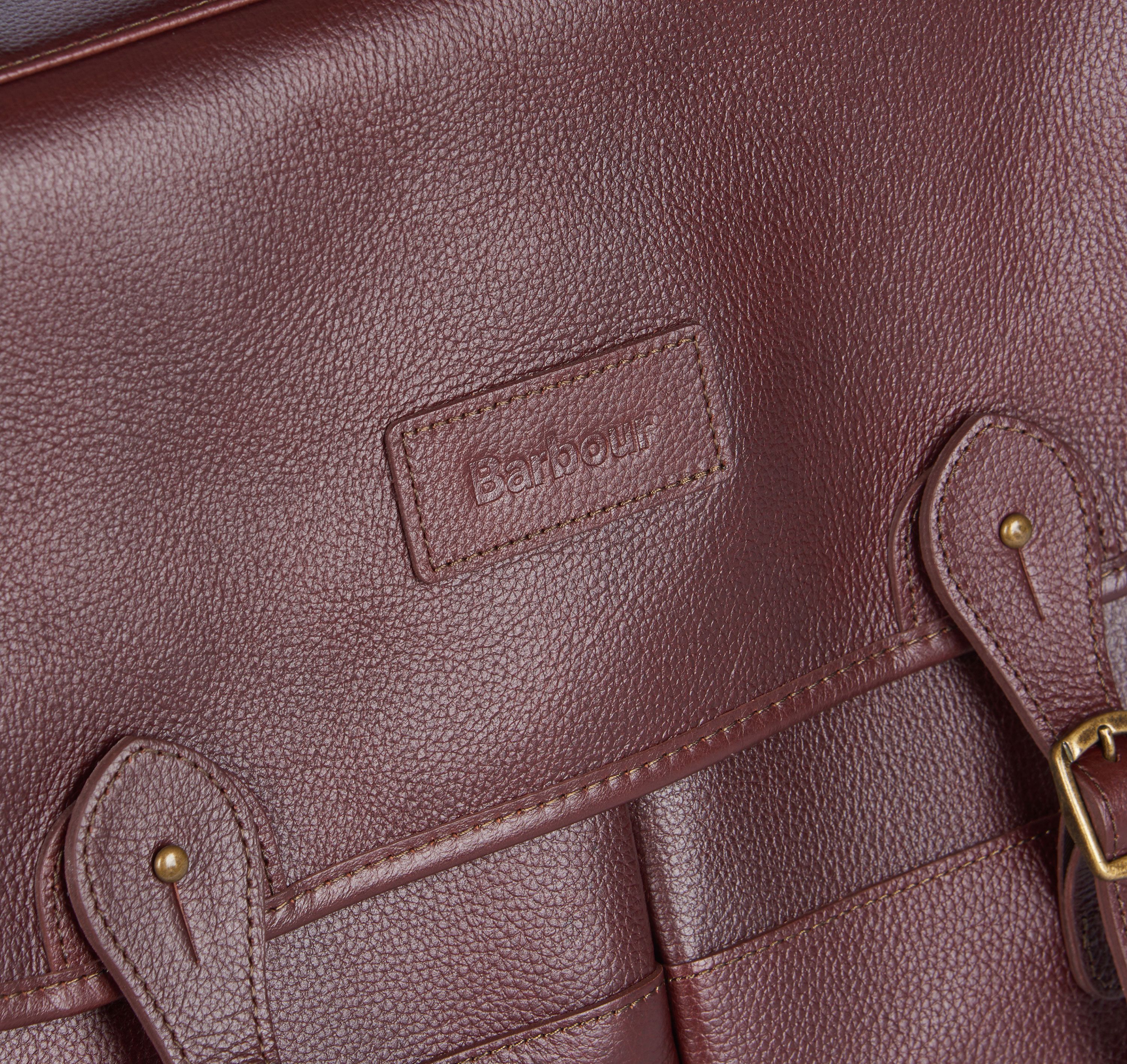 Barbour Leather Briefcase