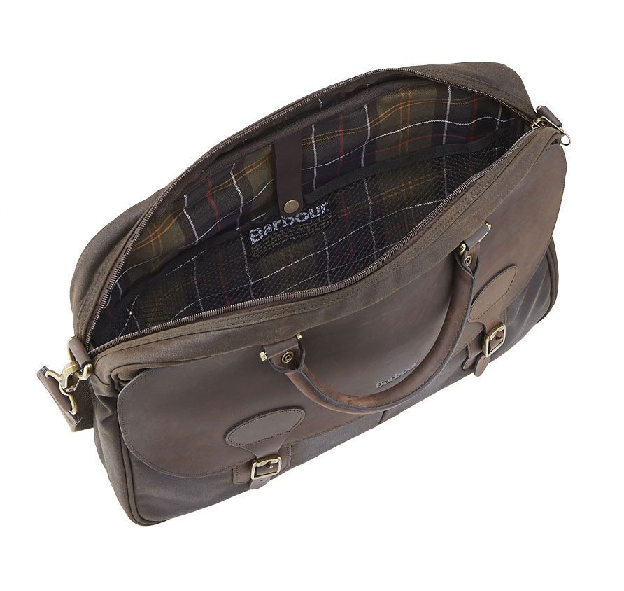 Barbour Wax Leather Briefcase