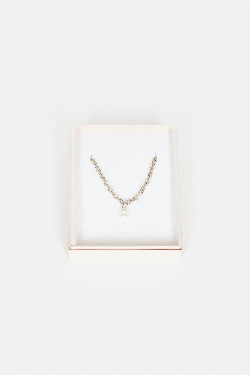 Baroque Pearl Chain Necklace