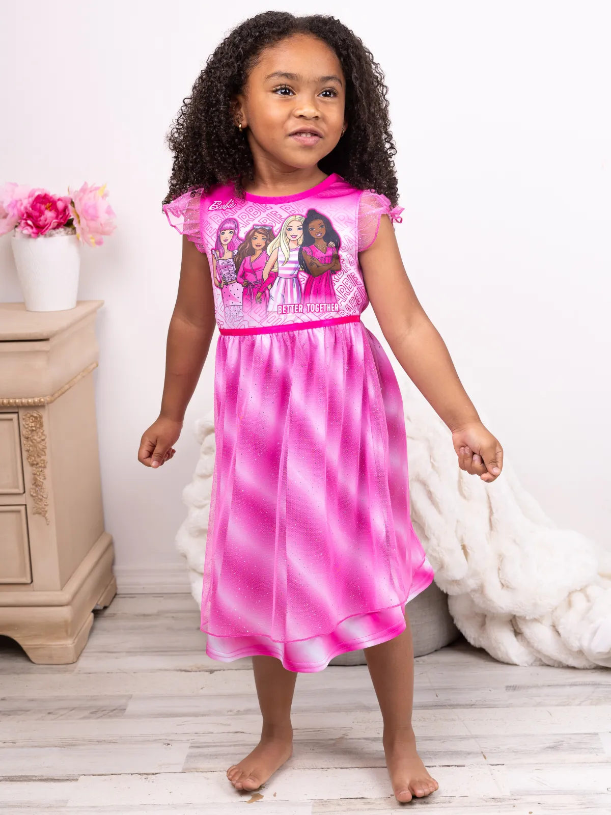 Better Together Barbie Inspired Dress Up Nightgown