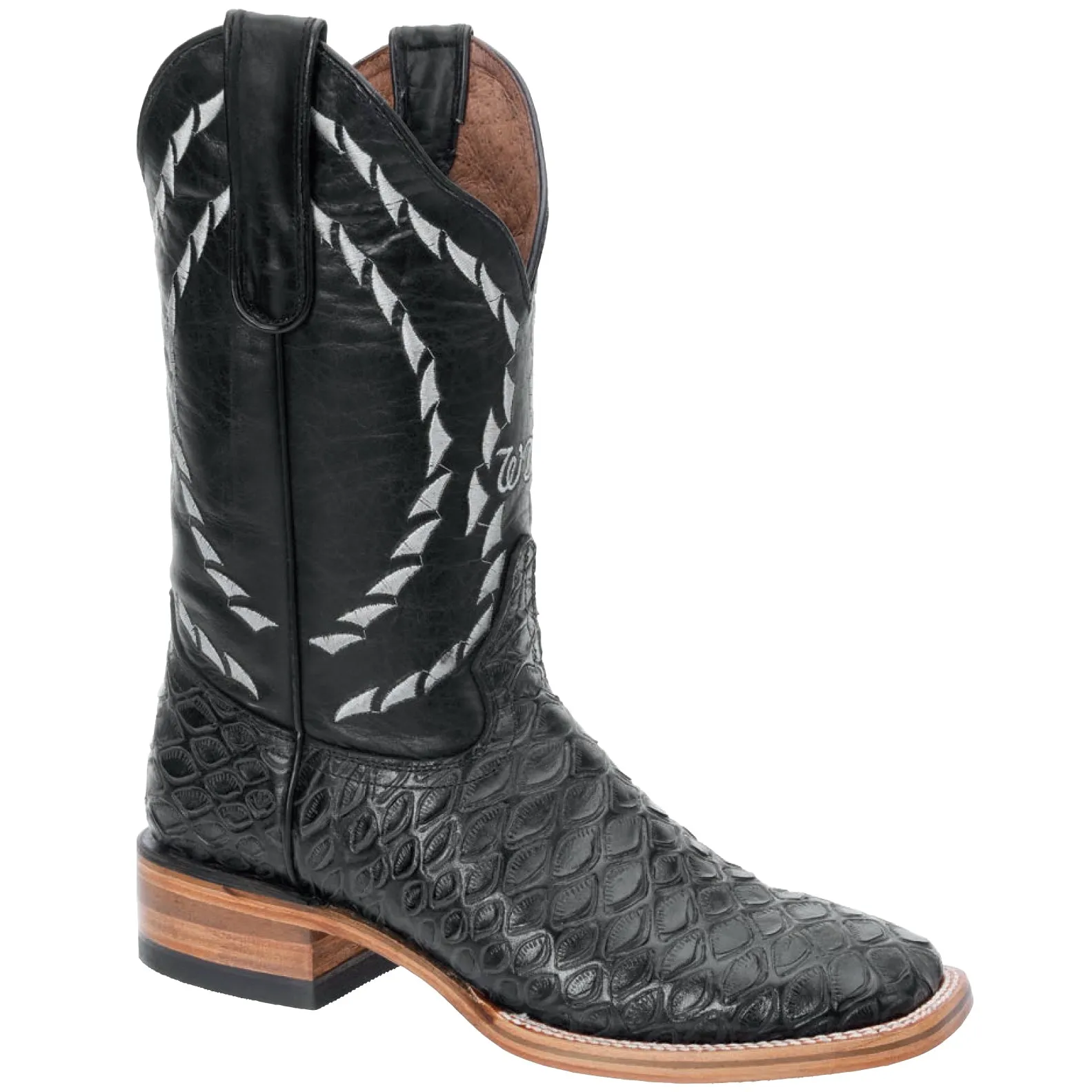 Black Anteater Boots Print