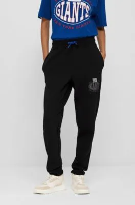 BOSS x NFL cotton-blend tracksuit bottoms with collaborative branding