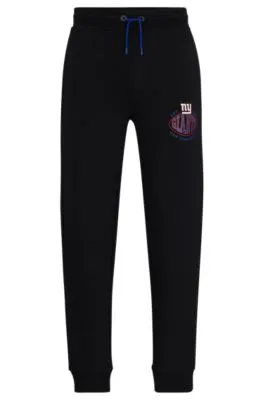 BOSS x NFL cotton-blend tracksuit bottoms with collaborative branding