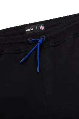 BOSS x NFL cotton-blend tracksuit bottoms with collaborative branding