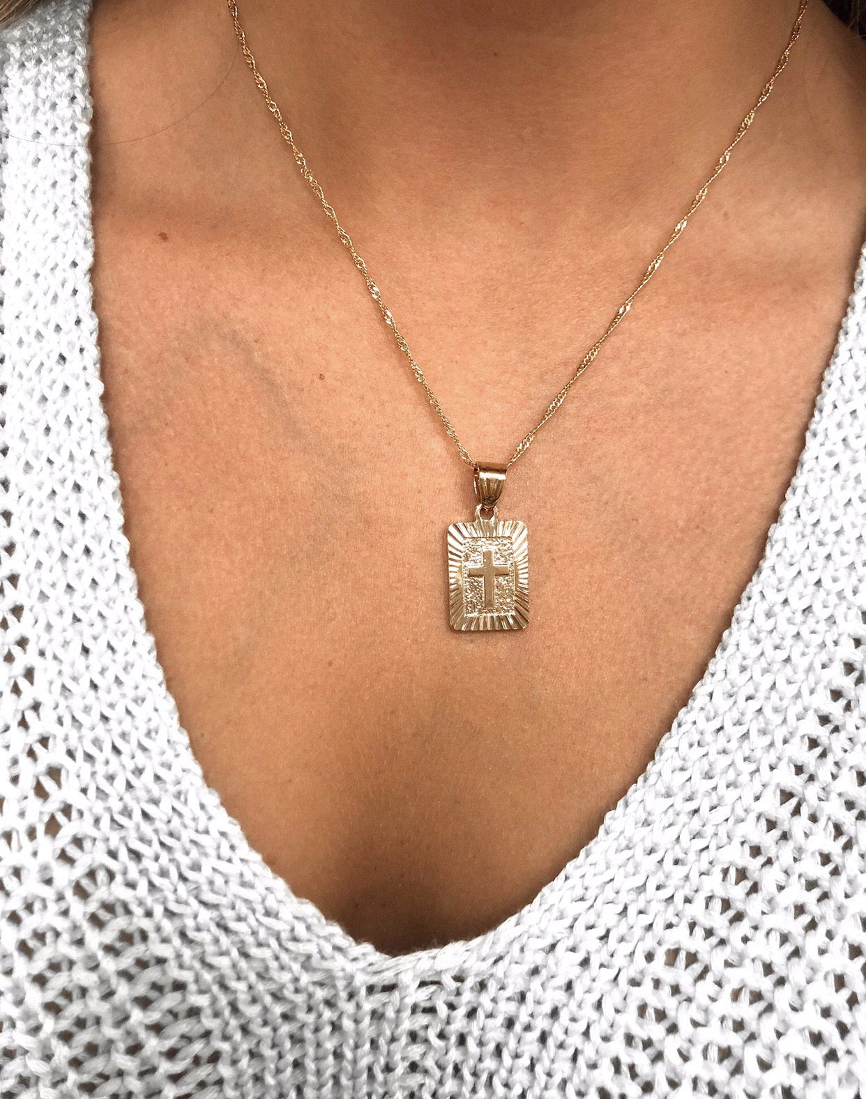 Bracha Truth Card Necklace