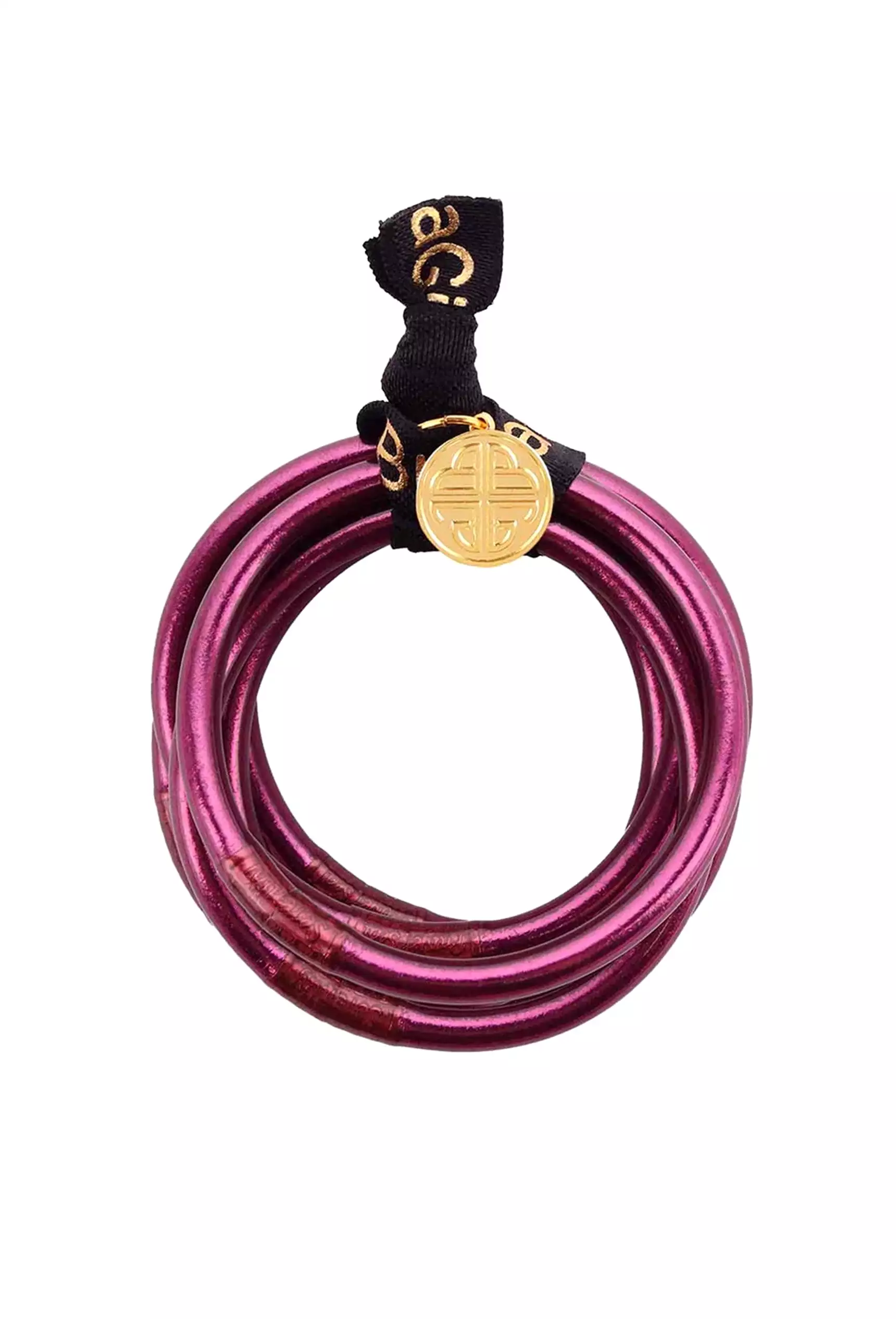 BUDHAGIRL Bangles in Amethyst