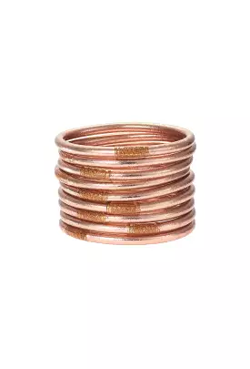 BUDHAGIRL Bangles in Rose Gold