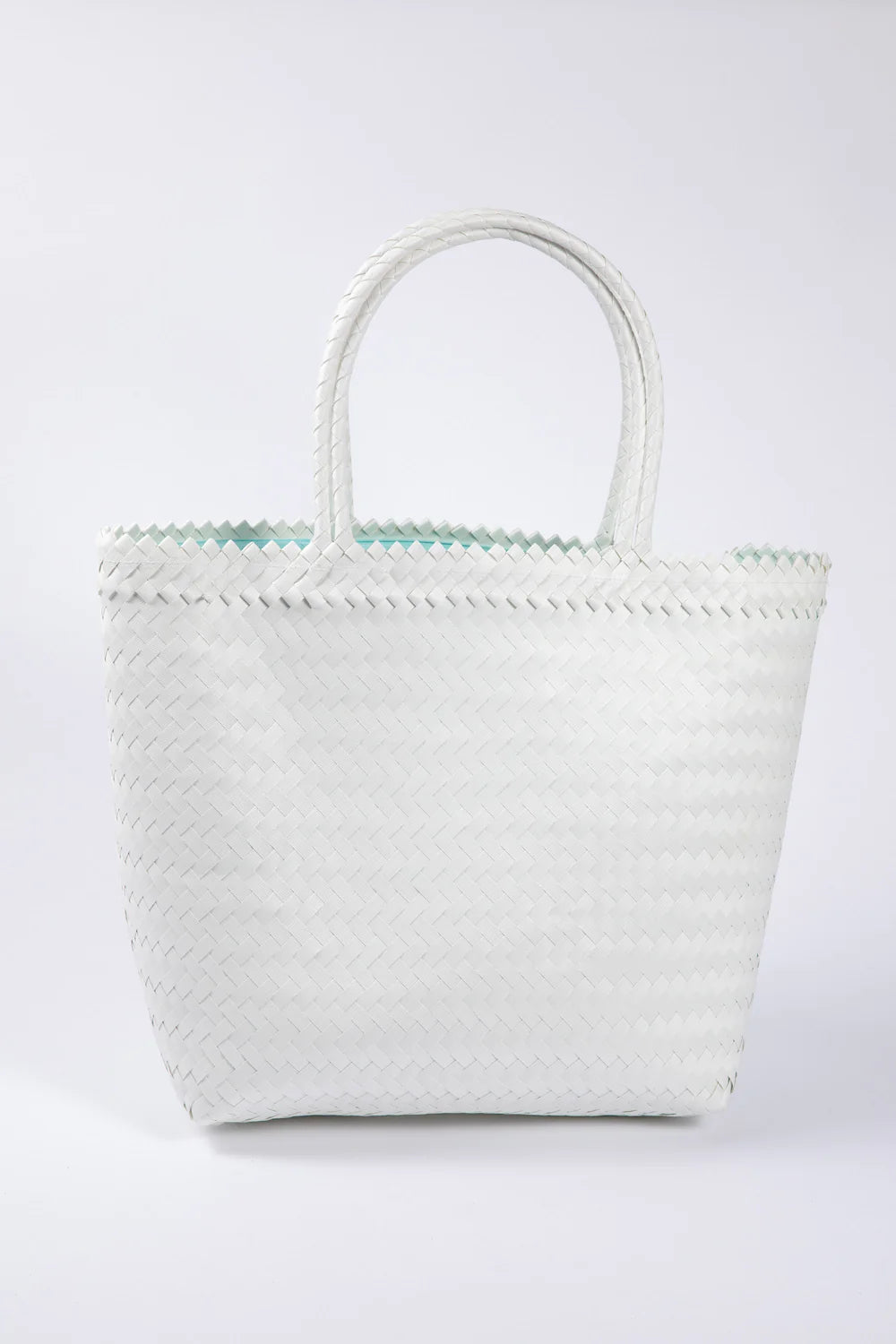 CAMILLA BEACH BASKET WHITE