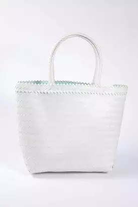 CAMILLA BEACH BASKET WHITE