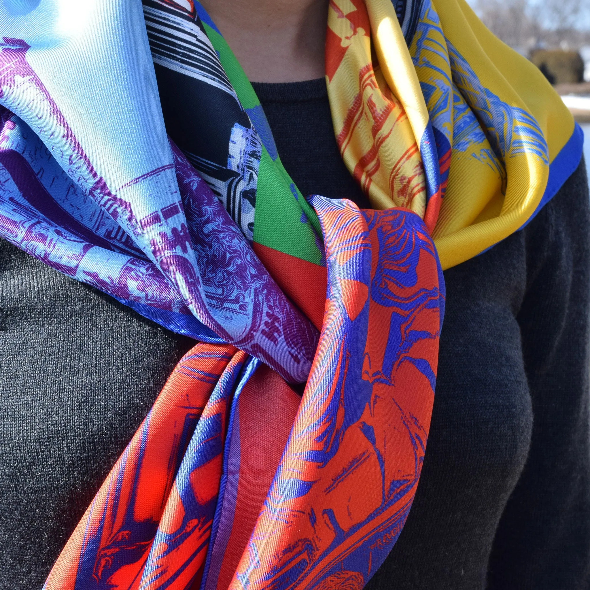 Capital Landmarks Art Scarf