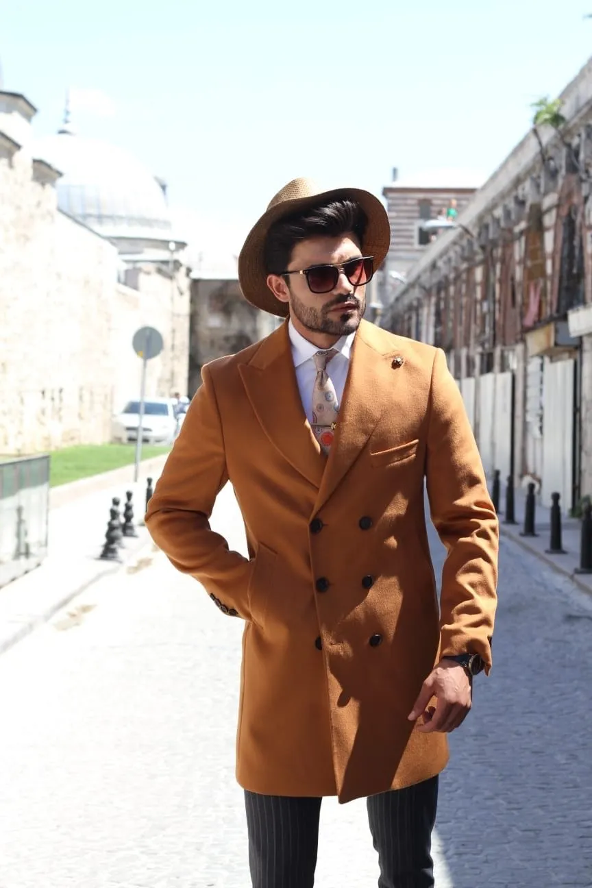 Capros Wool Coat in Camel Limited