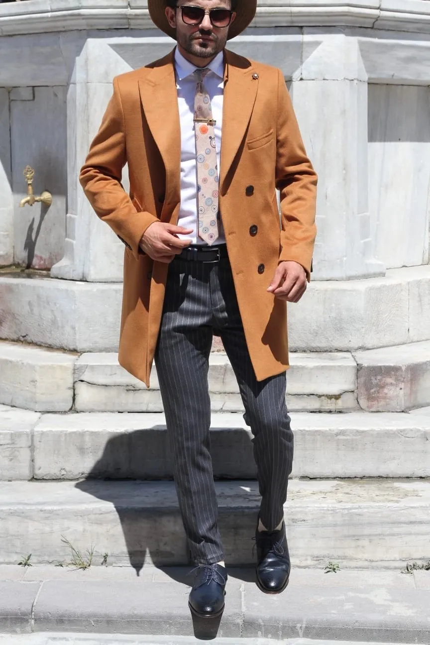 Capros Wool Coat in Camel Limited