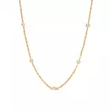 Celeste Delicate Station Necklace