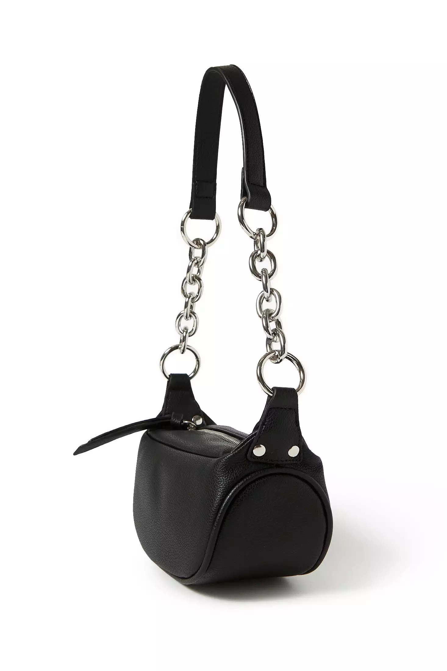 Chain Shoulder Baguette Bag