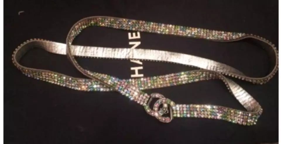 Chanel 05A MultiColor CC Strass Swarovski crystal Belt