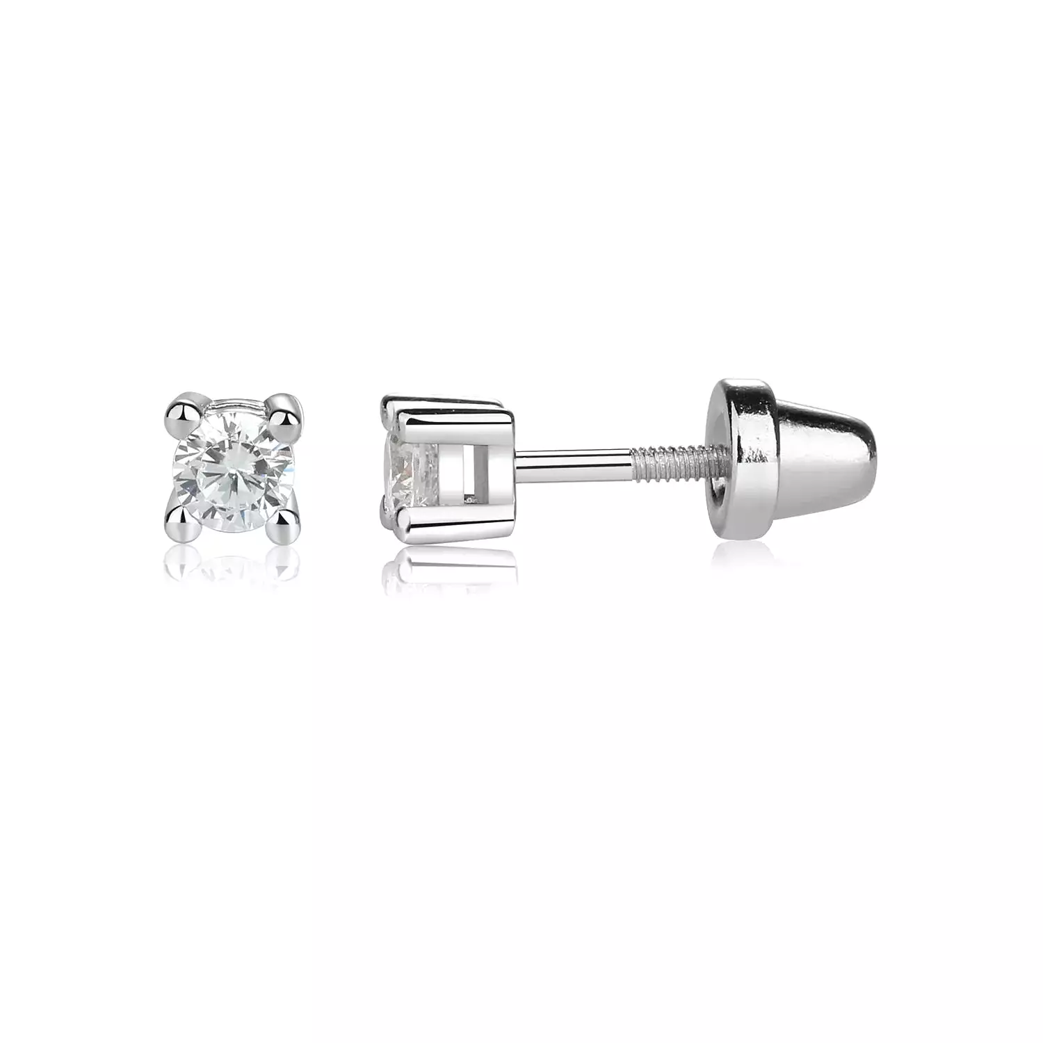 Cherished Moments - Sterling Silver Crystal Earrings