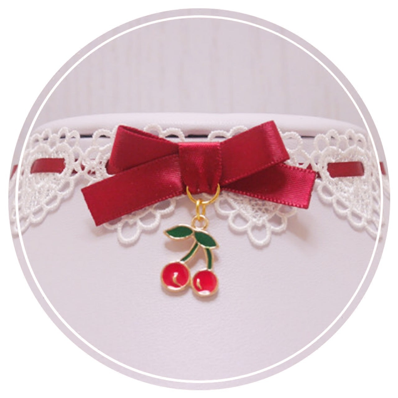 Cherry Strawberry Necklace AD12138