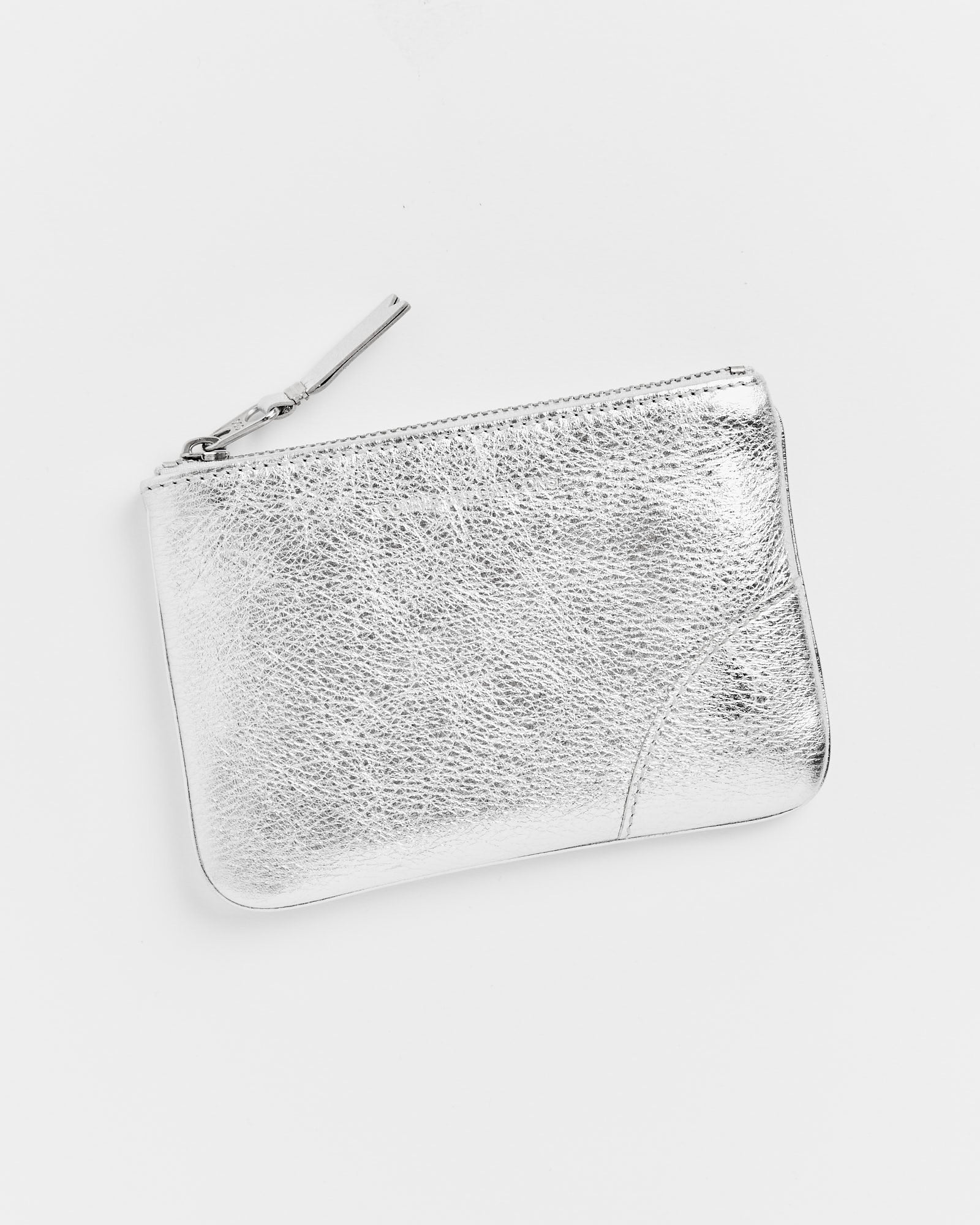 Classic Zip Pouch in Silver