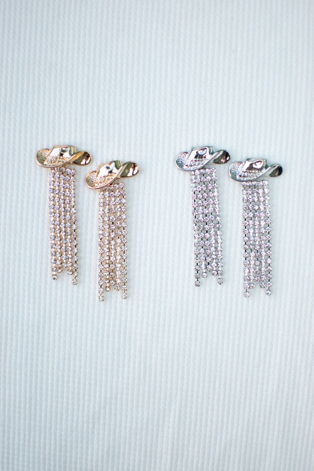 Cowgirl Rhinestone Fringe Drops