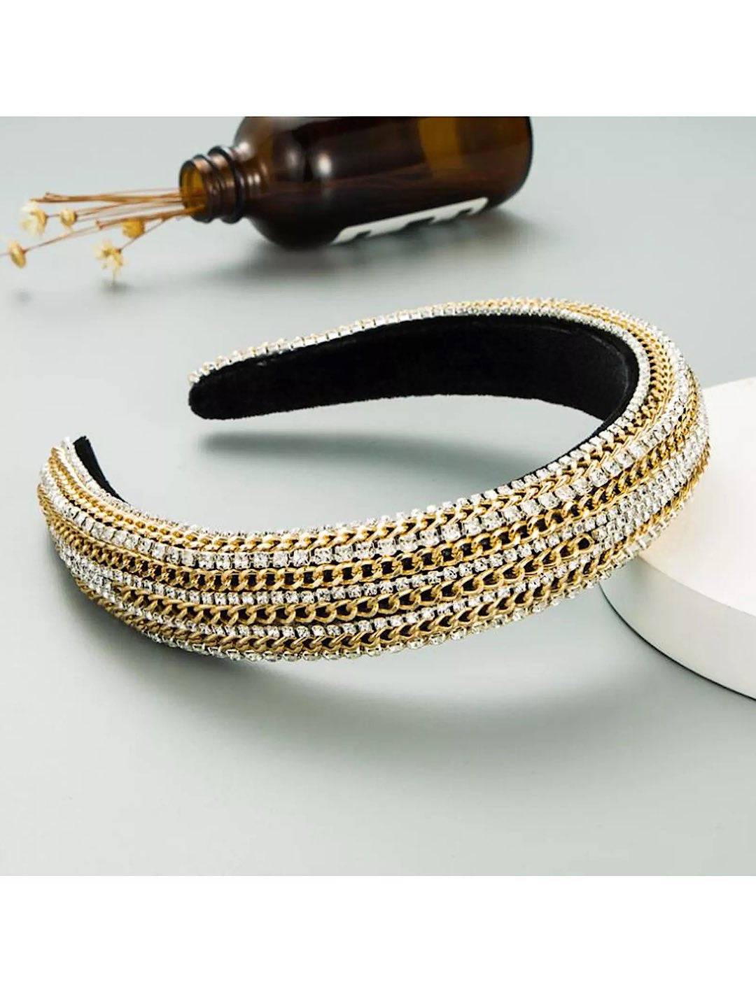 Crystal Metal Chain Headbands