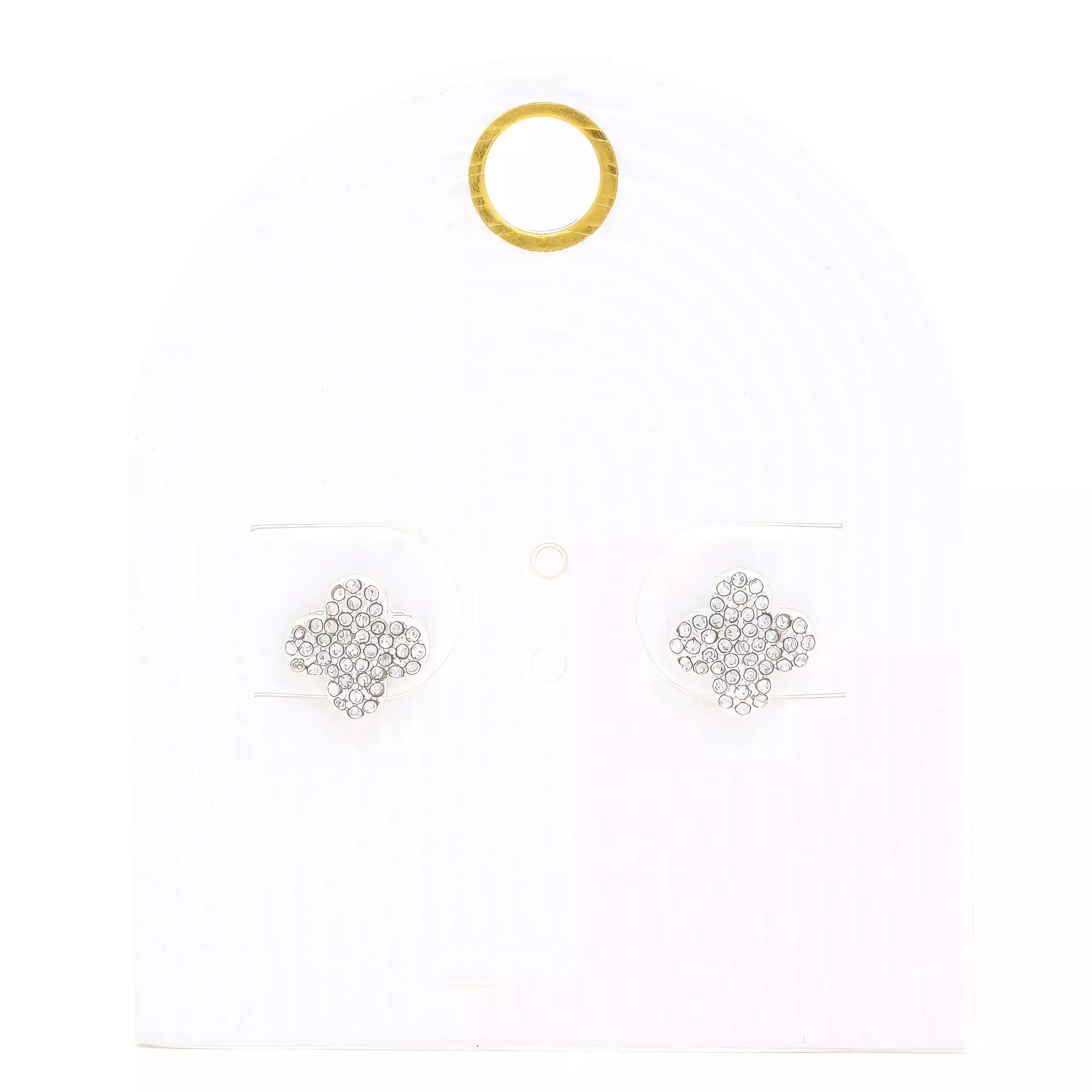 Dainty Moroccan Shape Post Earring