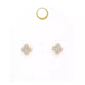 Dainty Moroccan Shape Post Earring