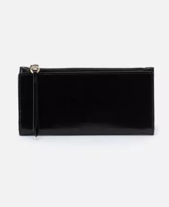 Donner wallet in Black Vintage hide