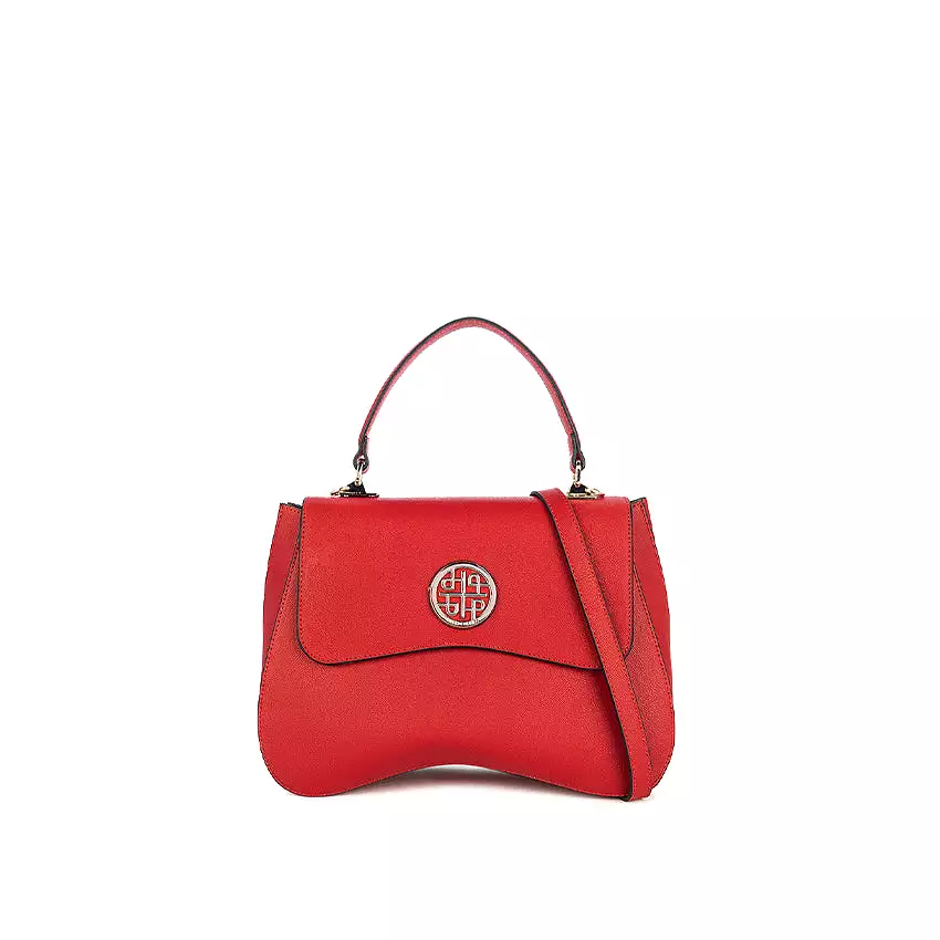 Dova Top Handle (L) Women's Bag - Red