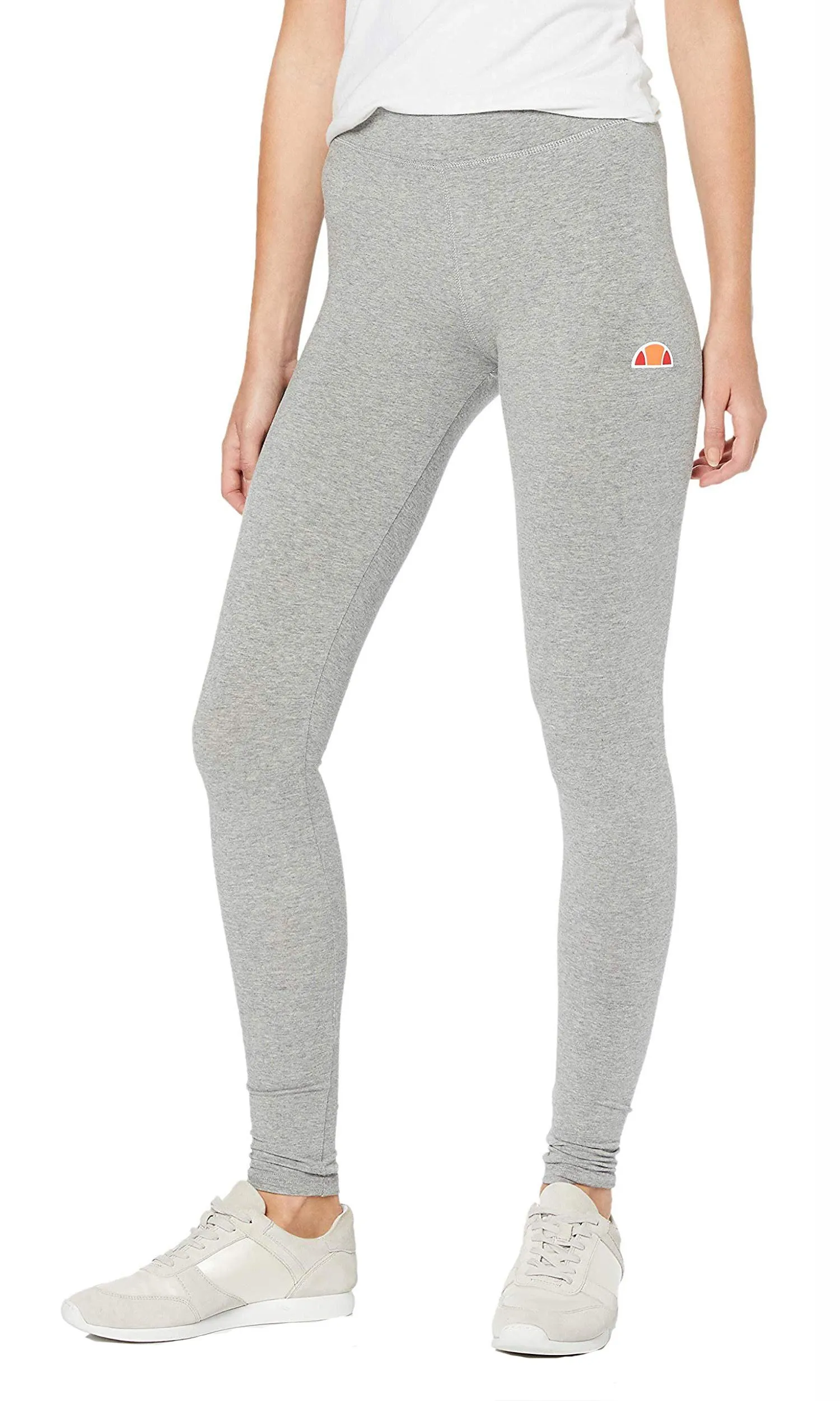 Ellesse Womens Solos Leggings Pants Grey Marl