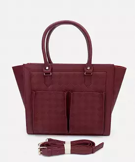 Faux Leather Tote Bag