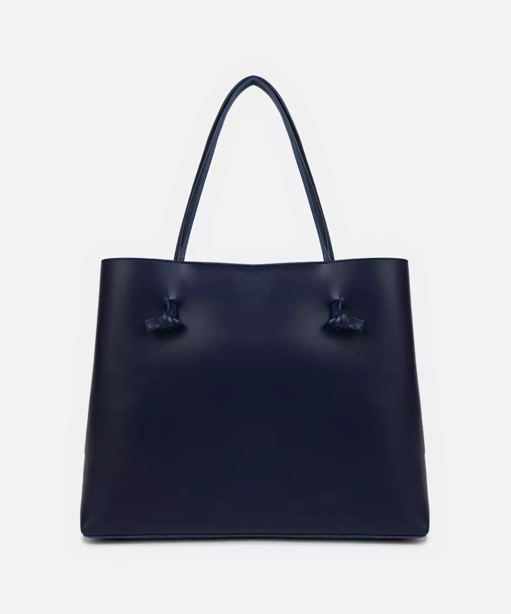 Faux Leather Tote Bag