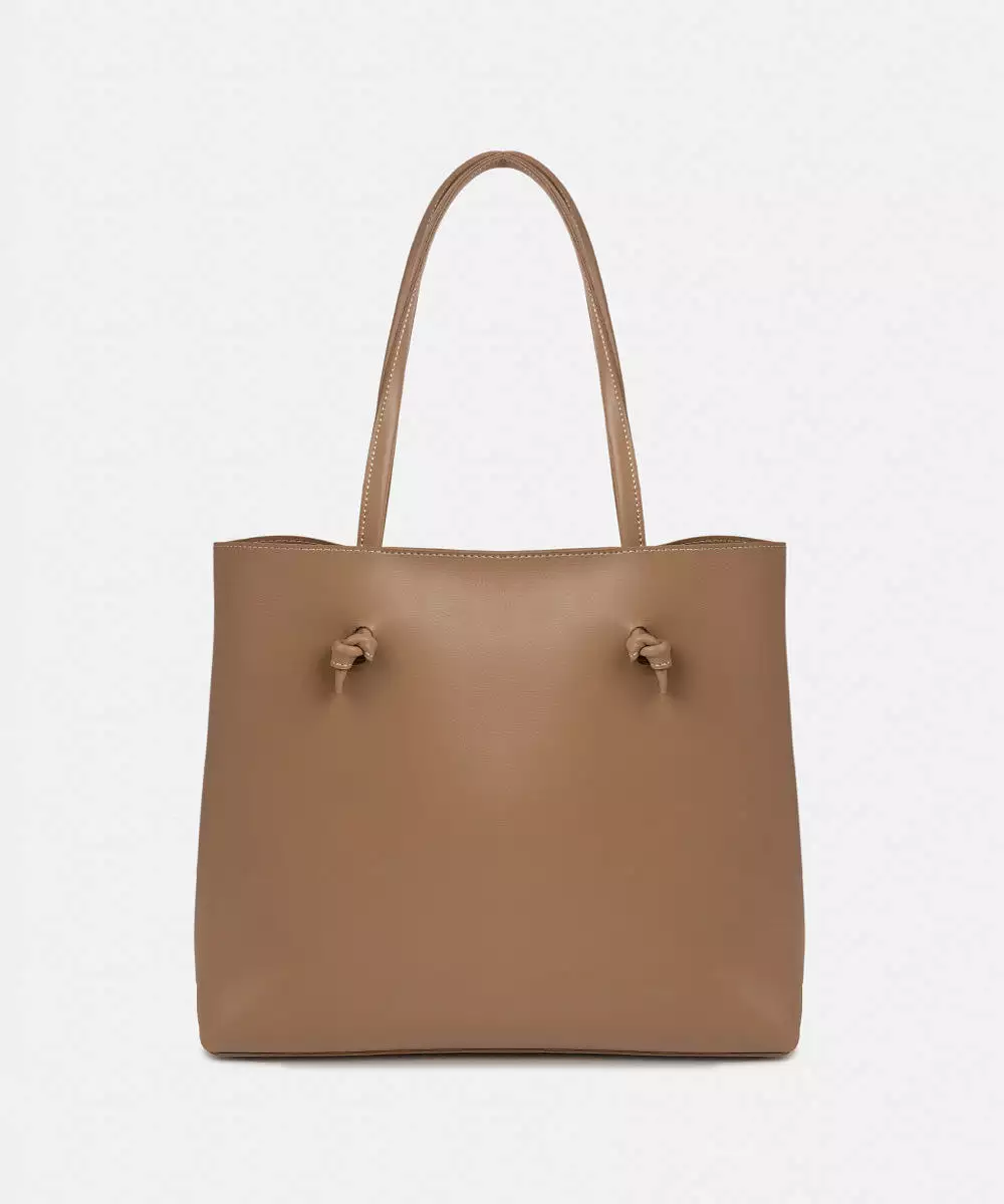 Faux Leather Tote Bag