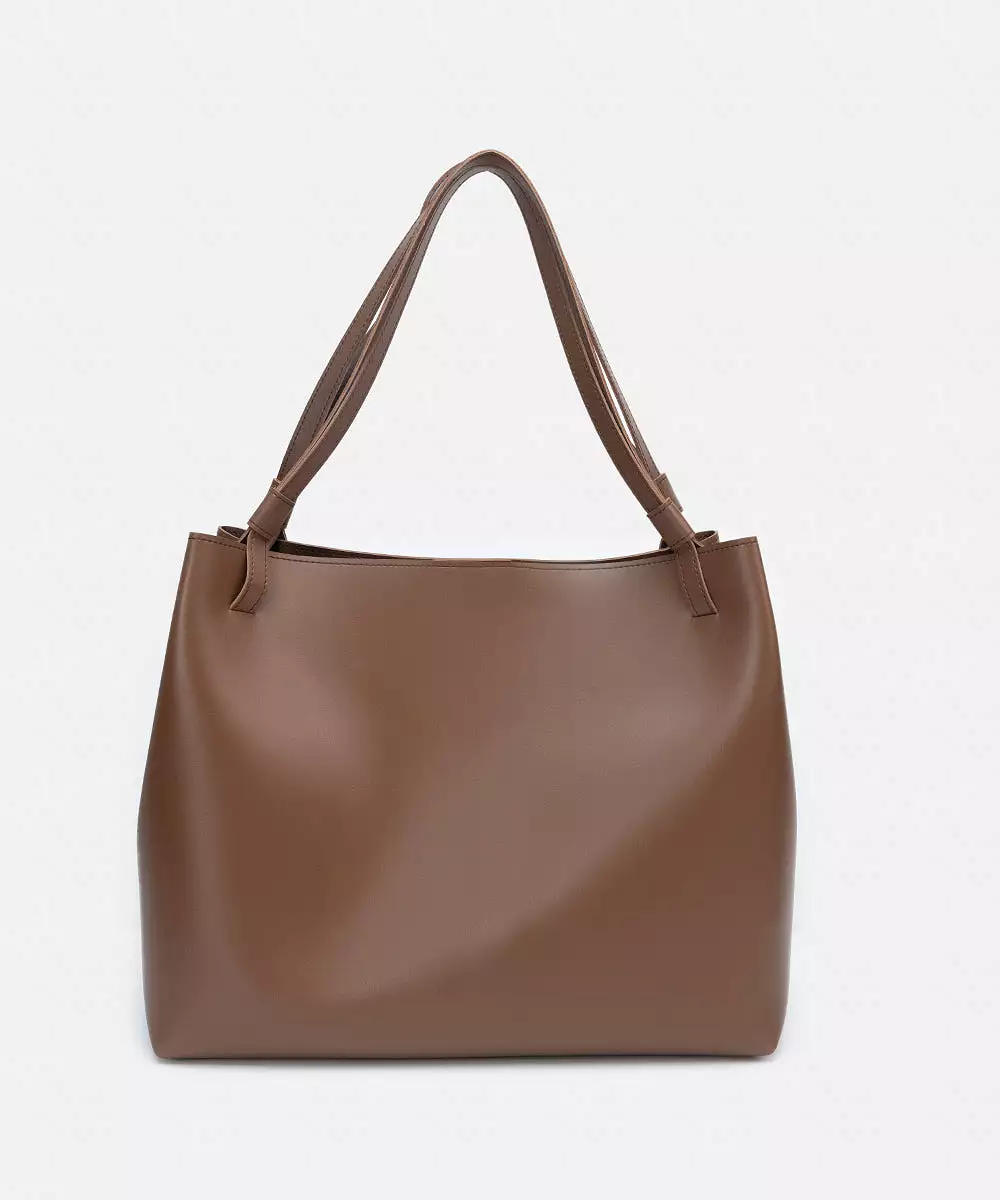 Faux Leather Tote Bag