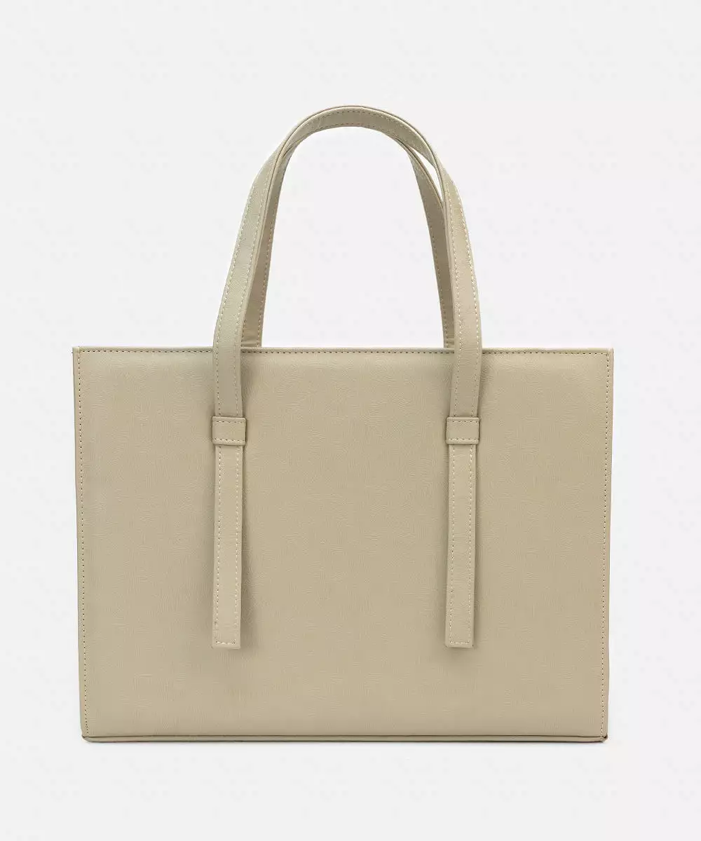 Faux Leather Tote Bag