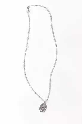 Figaro Hands Necklace | Silver