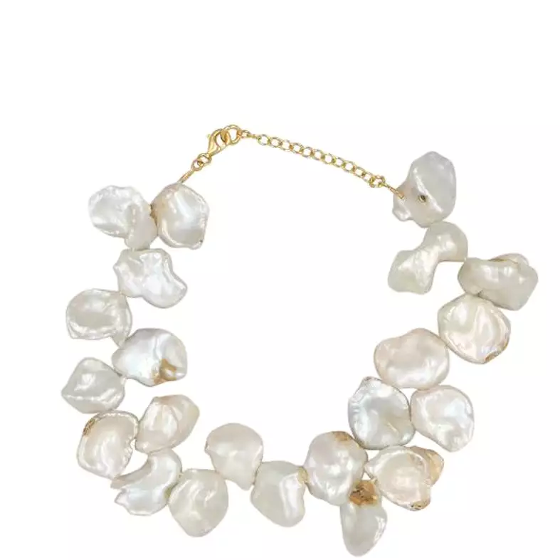 Fistiki Pearl Anklet, Gold